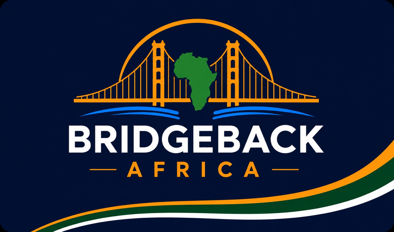 BridgeBack Africa new bridge and Africa logo